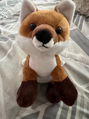 Fiesta Brown and White Fox Plush Stuffed Animal